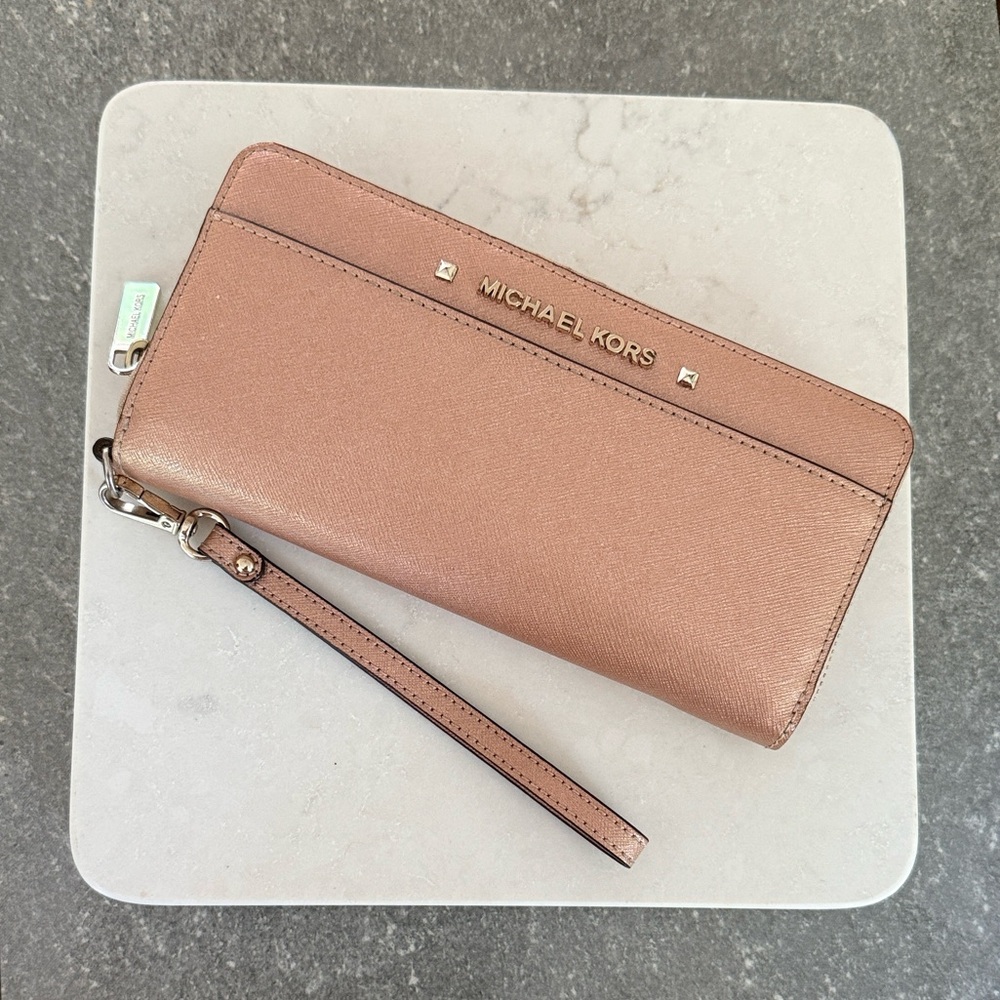 Michael Kors Rose Gold Wristlet